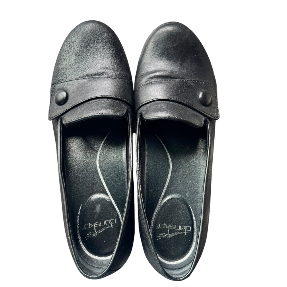 Dansko Black Leather Loafers Size 39 (US 8.5–9) - Picture 2 of 5
